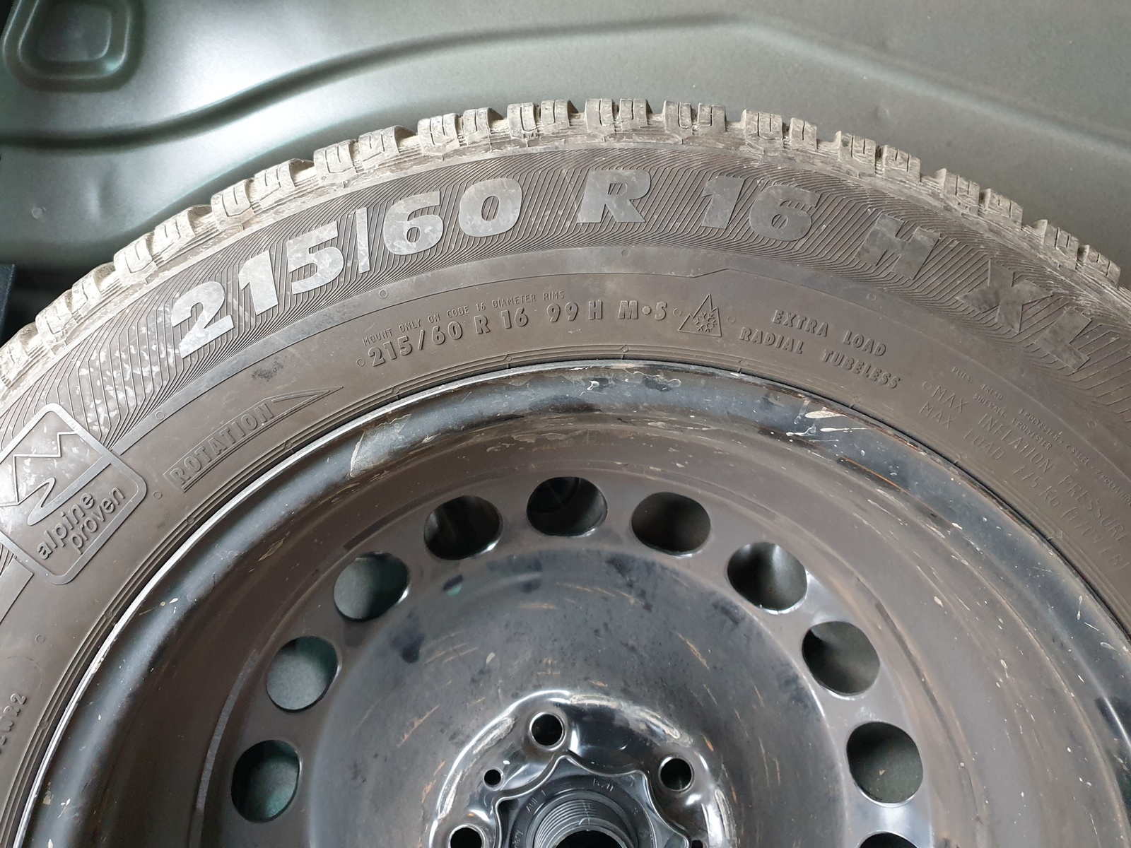 VW Tiguan II Reserverad Version
